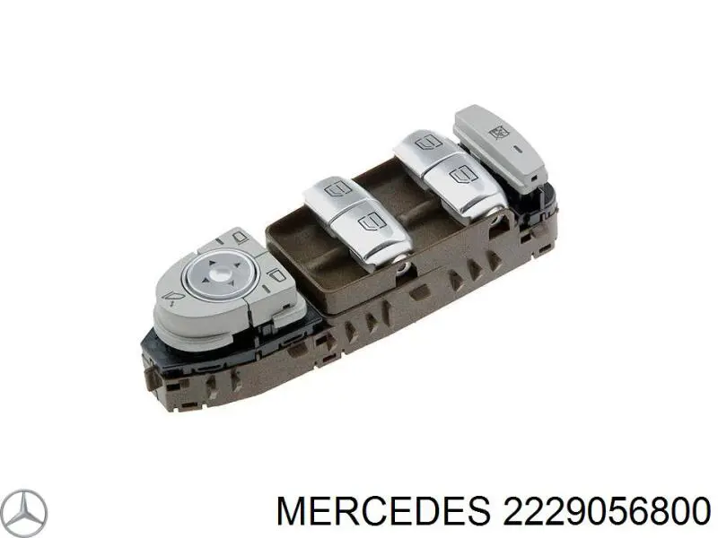 Unidade de botões dianteira esquerda de controlo de elevador de vidro Mercedes A22290568009051 preço, a partir de 98,16 USD