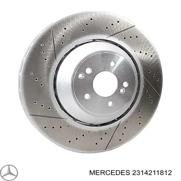 2314211812 Mercedes Disco do freio dianteiro