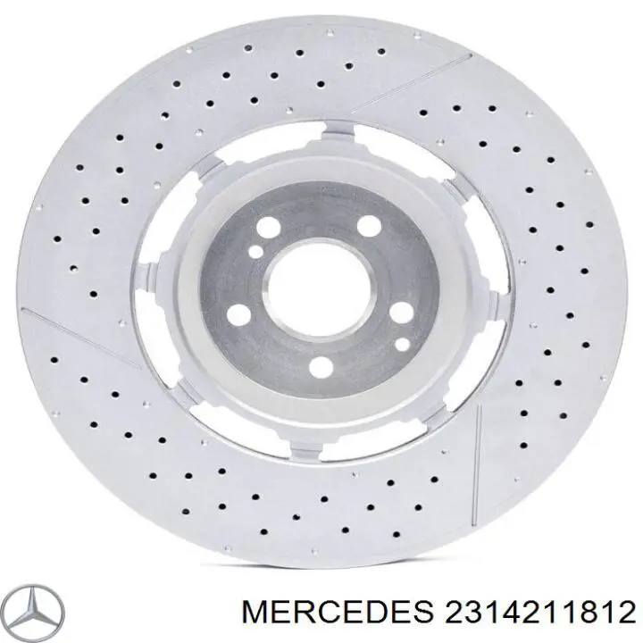 Disco do freio dianteiro Mercedes 2314211812 preço, a partir de 574,93 USD