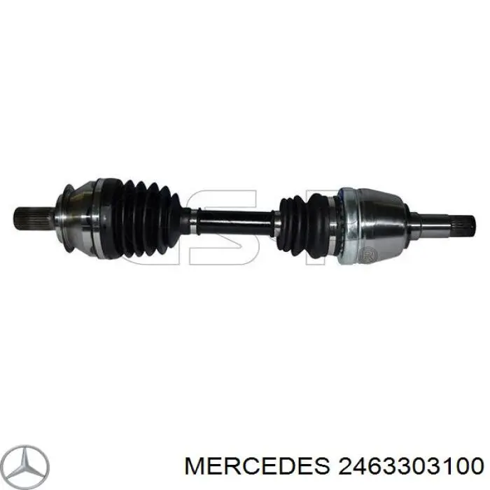 Semieixo (acionador) dianteiro esquerdo SKF VKJC8996