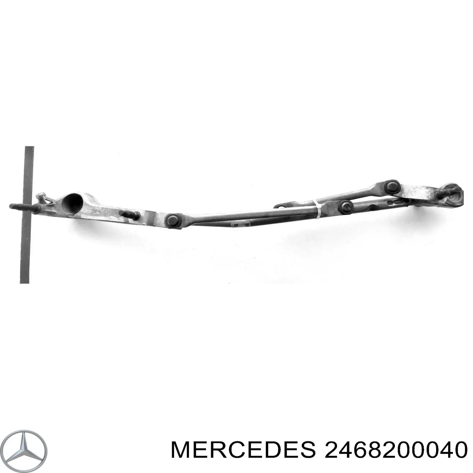 2468200040 Mercedes Trapézio de limpador pára-brisas