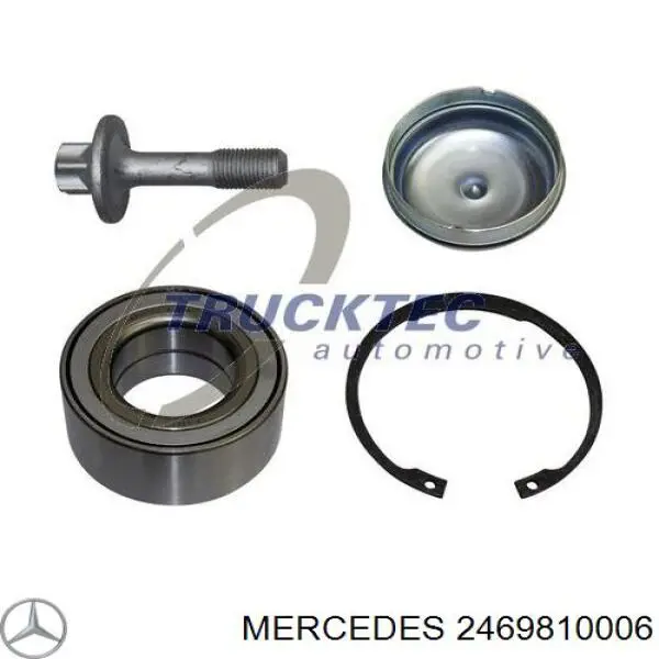 Rolamento de cubo dianteiro Mercedes 2469810006 preço, a partir de 40,37 USD