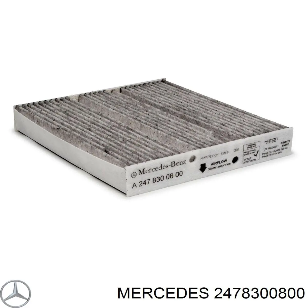 Filtro de salão Mercedes 2478300800 preço, a partir de 20,77 USD