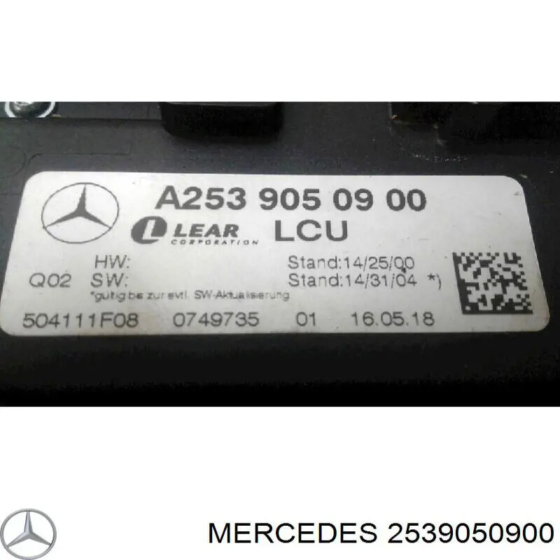 Módulo de direção (Centralina eletrônica) das luzes Mercedes 2539050900 preço, a partir de 157,27 USD