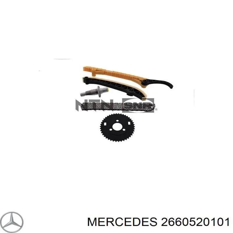 2660520101 Mercedes Engrenagem de cadeia da roda dentada da árvore distribuidora de motor