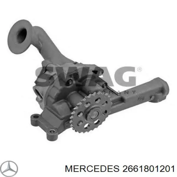 Bomba de óleo Mercedes A2661801201 preço, a partir de 359,03 USD