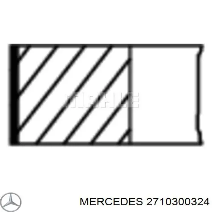 Kit de anéis de pistão de motor, STD. Mercedes 2710300324 preço, a partir de 32,79 USD