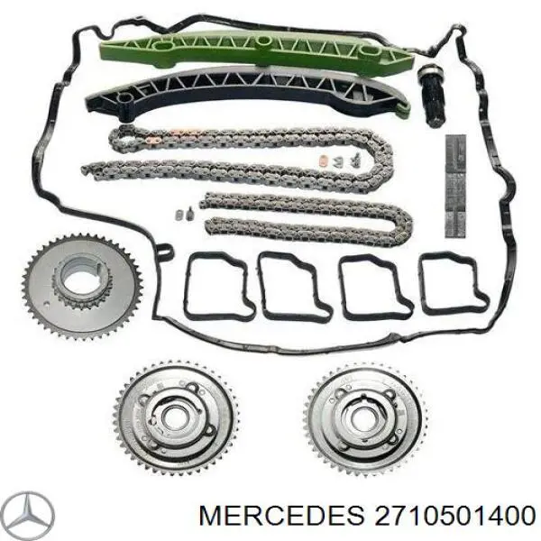 Engrenagem de cadeia de roda dentada da árvore distribuidora de admissão de motor Mercedes 2710501400 preço, a partir de 132,11 USD