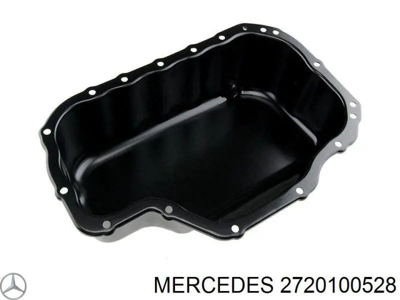 2720100528 Mercedes Panela de óleo de cárter do motor, parte inferior