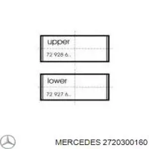 Compre A2720300060 Mercedes Folhas inseridas de cambota de biela, kit, padrão (STD)