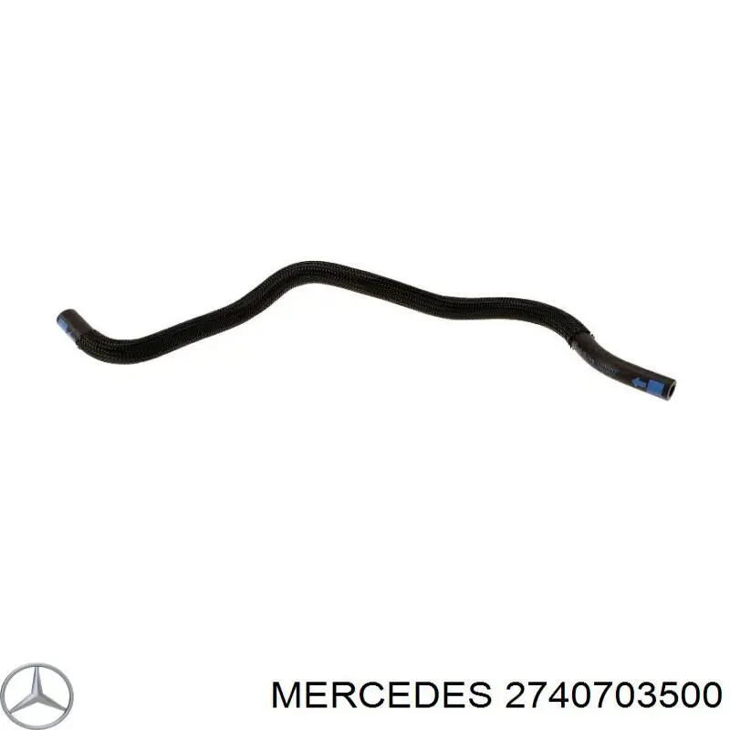 A2740700181 Mercedes Tubo de combustível, desde a Bomba de Combustível de Pressão Alta até a sonda de combustível