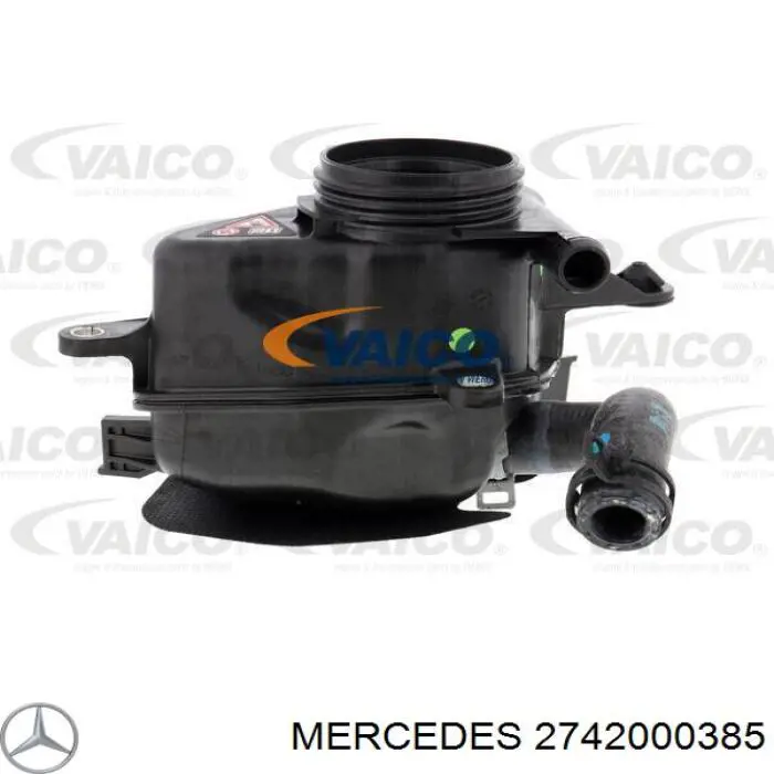 2742000385 Mercedes Tanque de expansão do sistema de esfriamento