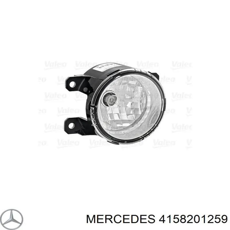 4158201259 Mercedes Luzes máximas