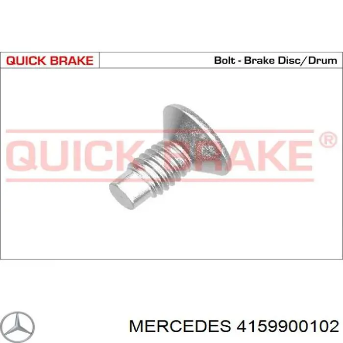 Compre 4159900102 Mercedes Parafuso do freio de suporte