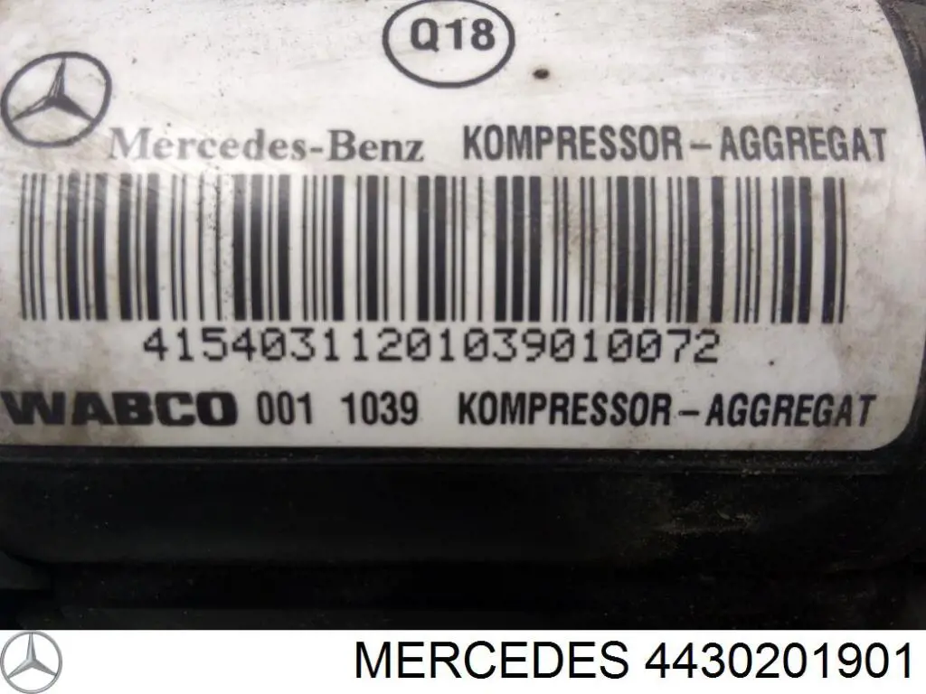 Compre 4430201901 Mercedes Compressor de bombeio pneumático (de amortecedores)