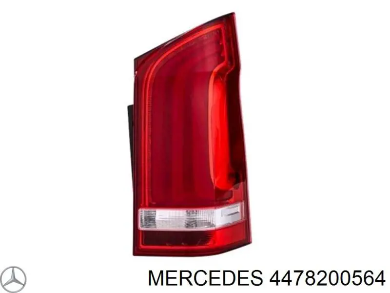 4478200564 Mercedes Lanterna traseira esquerda