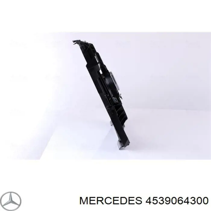 A4539064300 Mercedes Ventilador elétrico de esfriamento montado (motor + roda de aletas)