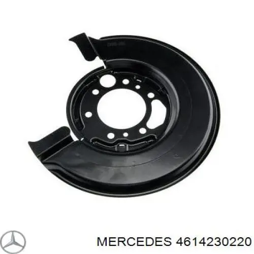 Compre 4614230220 Mercedes Proteção direita do freio de disco traseiro