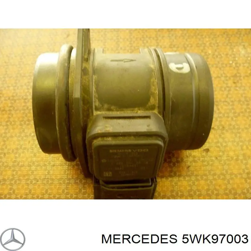 Sensor de fluxo (consumo) de ar, medidor de consumo M.A.F. - (Mass Airflow) Mercedes 5WK97003 preço, a partir de 52,78 USD