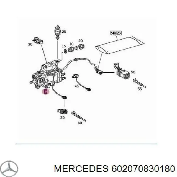 Bomba de combustível de pressão alta Mercedes 6020708301 preço, a partir de 348,48 USD