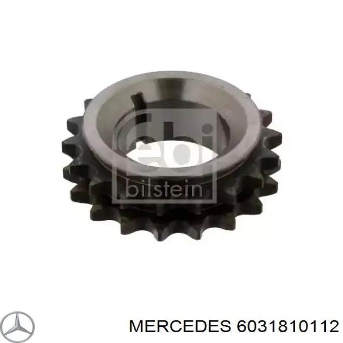 6031810112 Mercedes Roda dentada de bomba de óleo