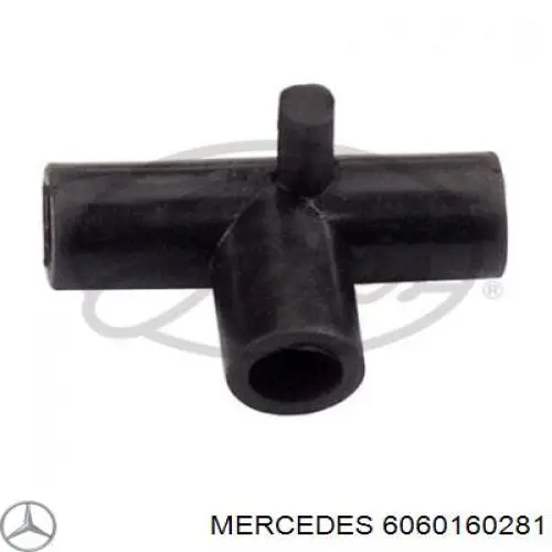 A6060160281 Mercedes Cano derivado de ventilação de cárter (de separador de óleo)
