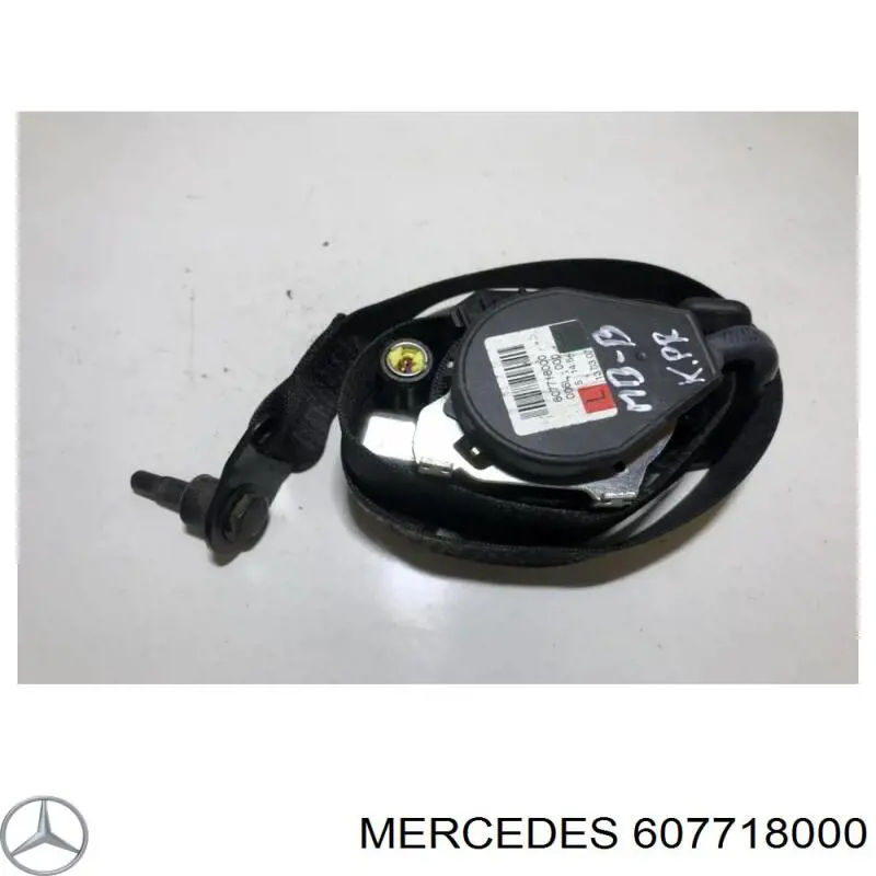 607718000 Mercedes Correia de segurança dianteira esquerda