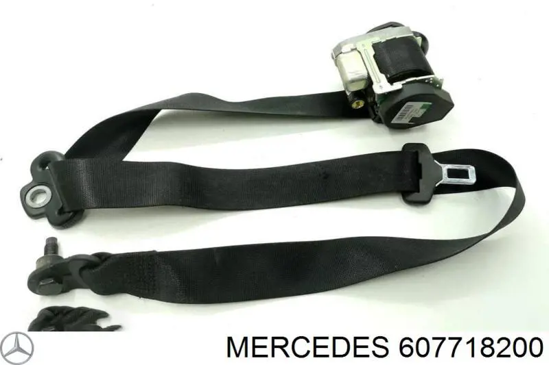 Compre 607718200 Mercedes Correia de segurança dianteira direita