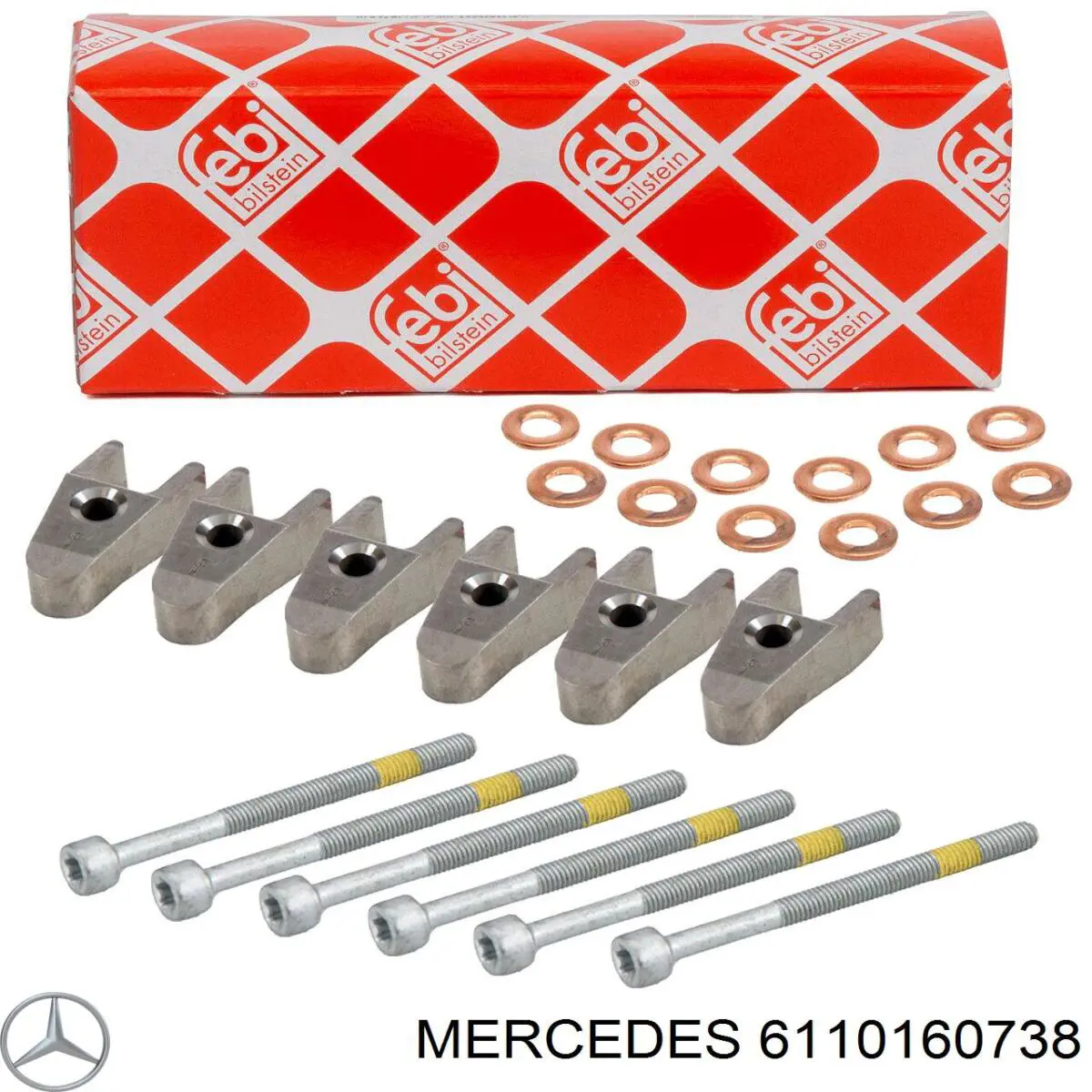 Consola de fixação do injetor Mercedes 6110160738 preço, a partir de 12,72 USD