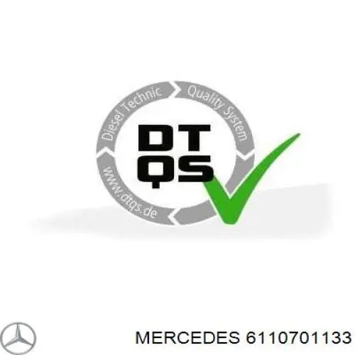 A6110701133 Mercedes Tubo de combustível do injetor de 1º cilindro