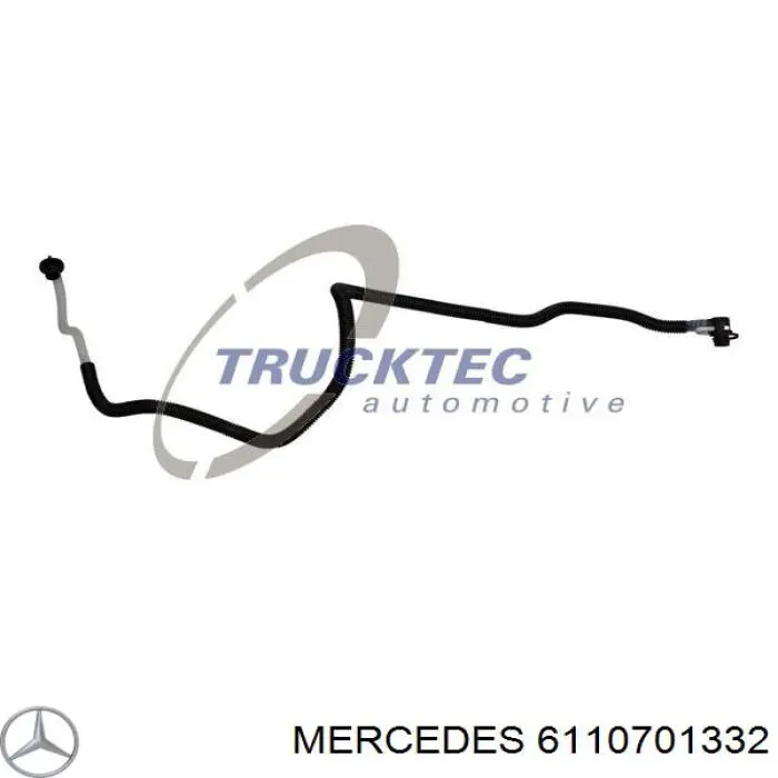 A6110701332 Mercedes Tubo de combustível, desde a Bomba de Combustível de Pressão Alta até a sonda de combustível