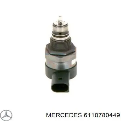 6110780449 Mercedes Regulador de pressão de combustível na régua de injectores