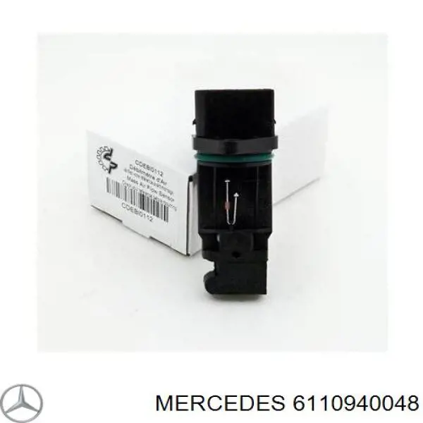 Sensor de fluxo (consumo) de ar, medidor de consumo M.A.F. - (Mass Airflow) Mercedes 6110940048 preço, a partir de 91,97 USD