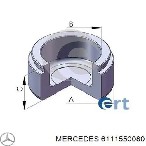 Vedante (anel) do gerador com esfriamento por água Mercedes A611155008080 preço, a partir de 11,19 USD