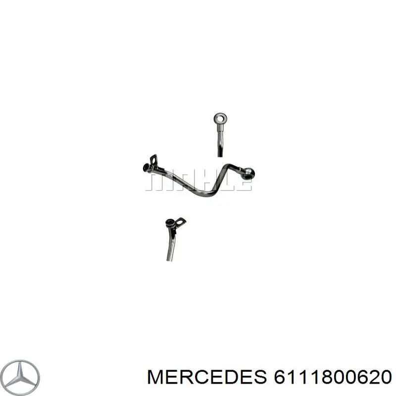 Compre 6111800620 Mercedes Tubo (mangueira) de fornecimento de óleo de turbina