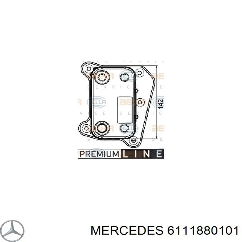 Compre 6111880101 Mercedes Radiador de óleo