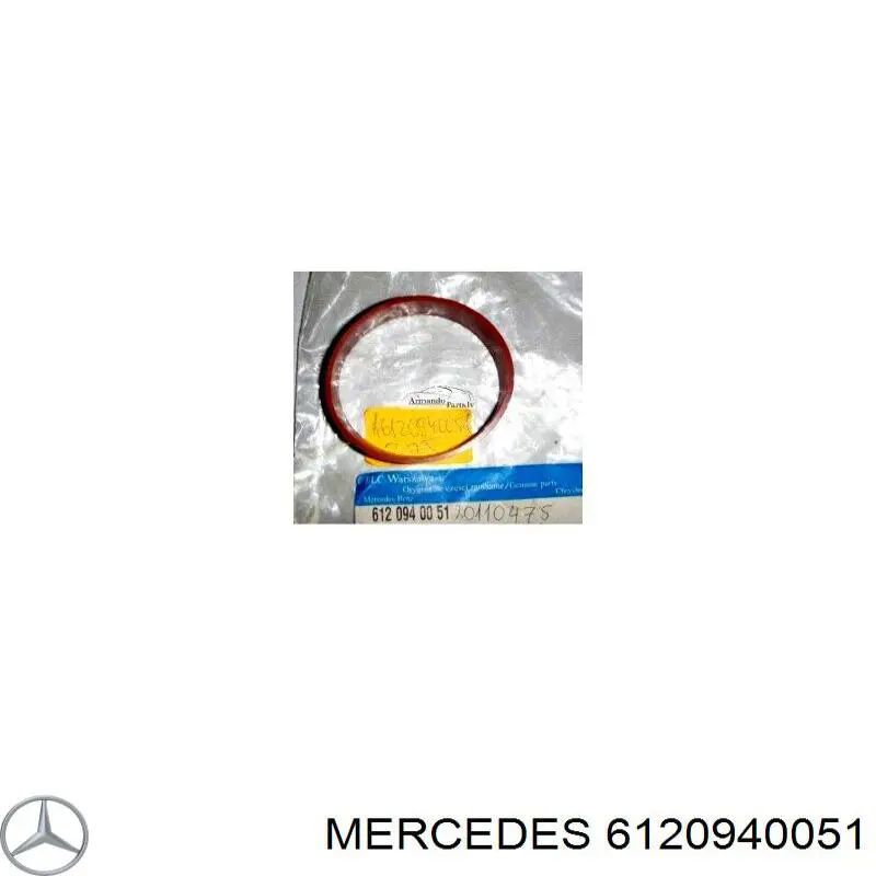 A6120940051 Mercedes Vedante de turbina, inserto flexível