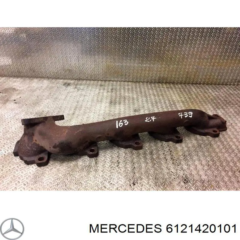 Tubo coletor de escape Mercedes 6121420101 preço, a partir de 68,63 USD