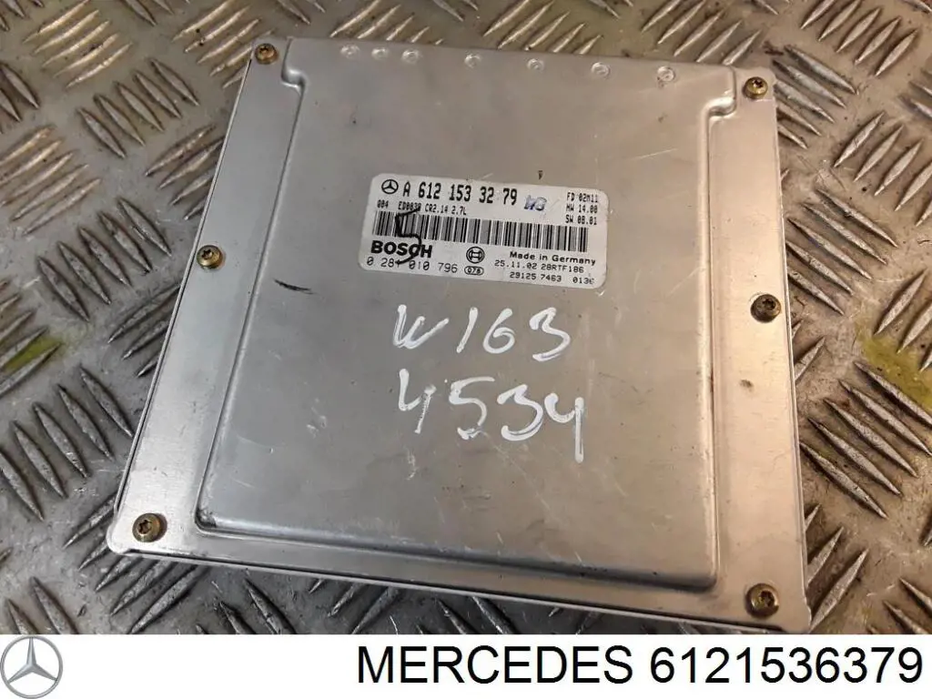 6121536379 Mercedes Módulo de direção (Centralina eletrônica) de motor