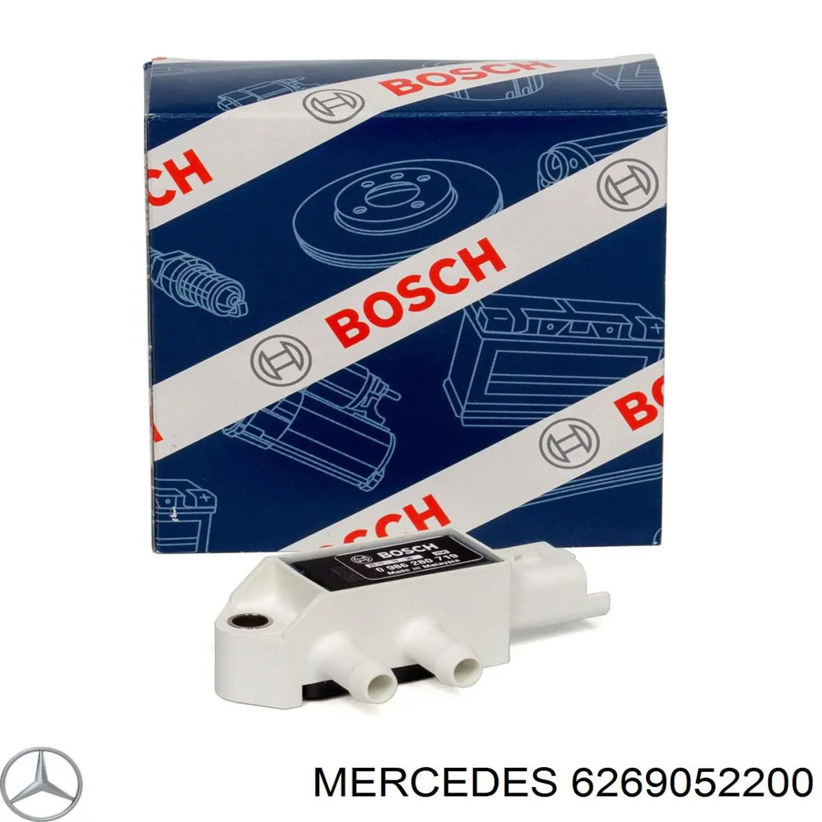 Sensor de pressão dos gases de escape Mercedes 6269052200 preço, a partir de 27,93 USD