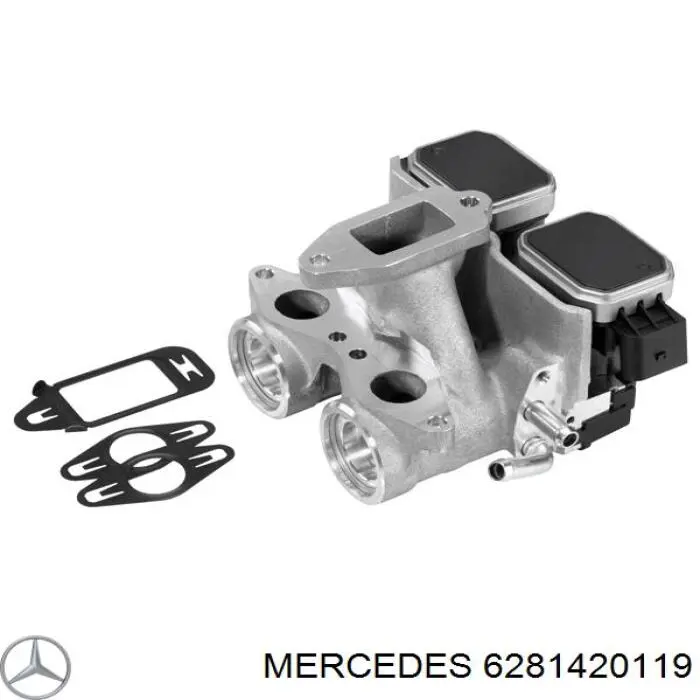Compre 6281420119 Mercedes Válvula EGR de recirculação dos gases