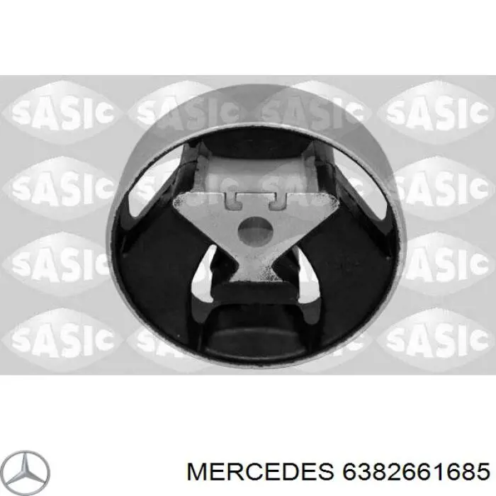 Coxim (suporte) esquerdo de motor (bloco silencioso) Mercedes 6382661685 preço, a partir de 25,16 USD