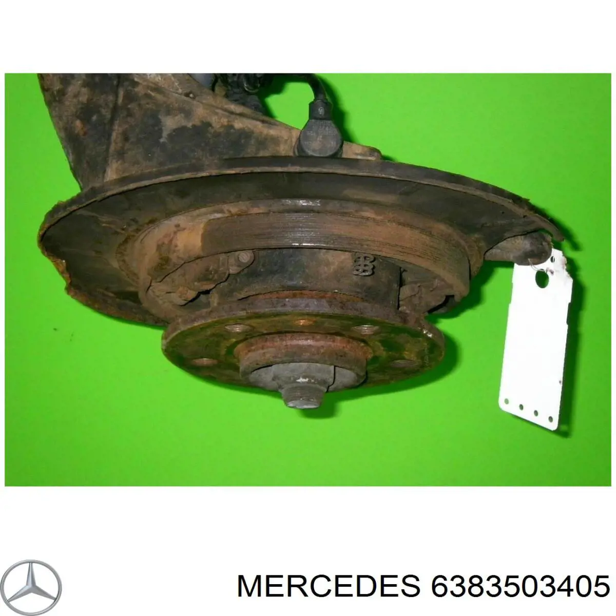 6383503405 Mercedes Pino moente (extremidade do eixo) traseiro esquerdo