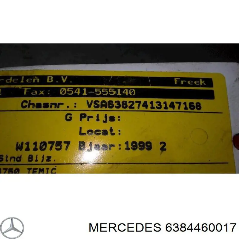 Unidade de controlo de suspensão pneumática Mercedes 6384460017 preço, a partir de 817,70 USD