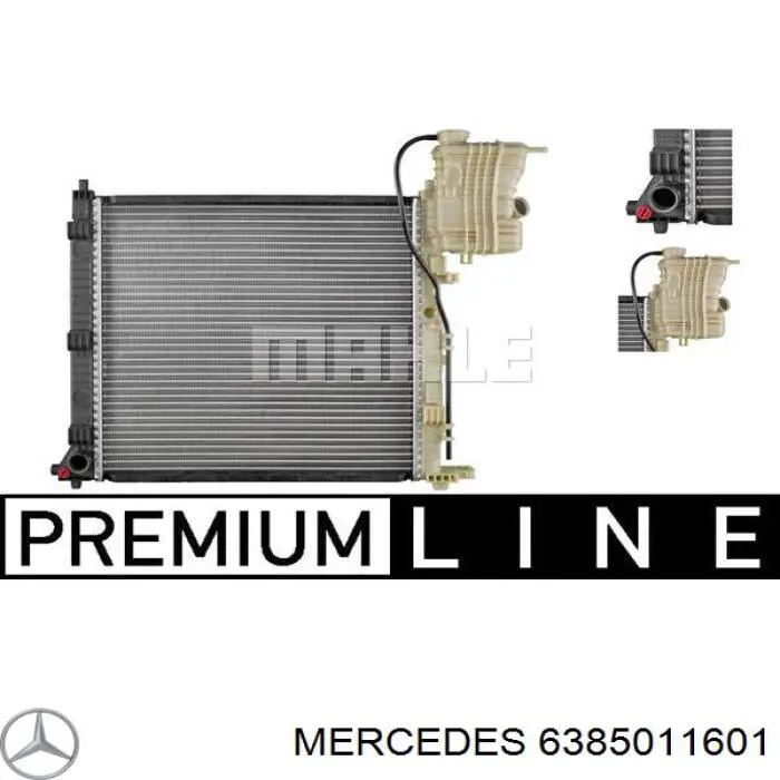 Radiador de esfriamento de motor Mercedes 6385011601 preço, a partir de 229,51 USD