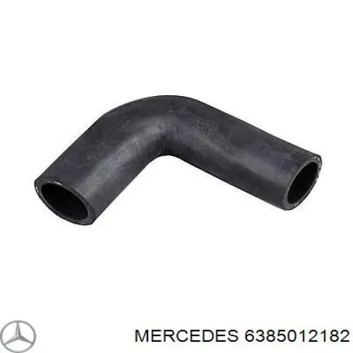 6385012182 Mercedes Mangueira (cano derivado) do sistema de esfriamento