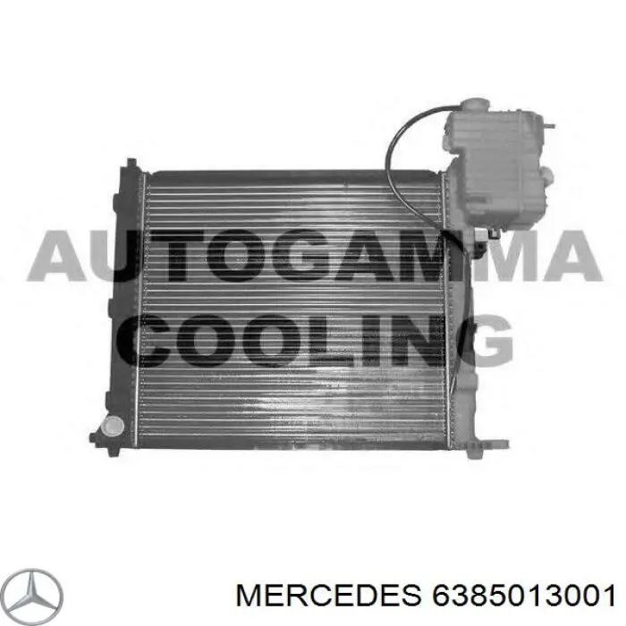 6385013001 Mercedes Radiador de esfriamento de motor