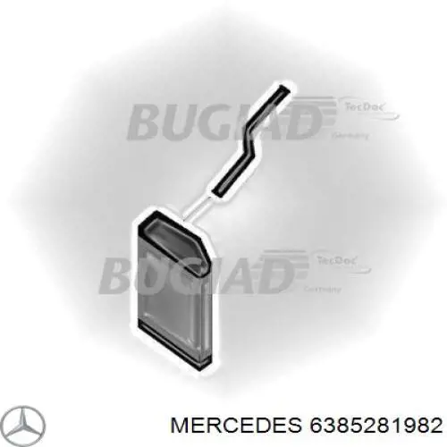 Mangueira (cano derivado) de intercooler Mercedes 6385281982 preço, a partir de 36,47 USD