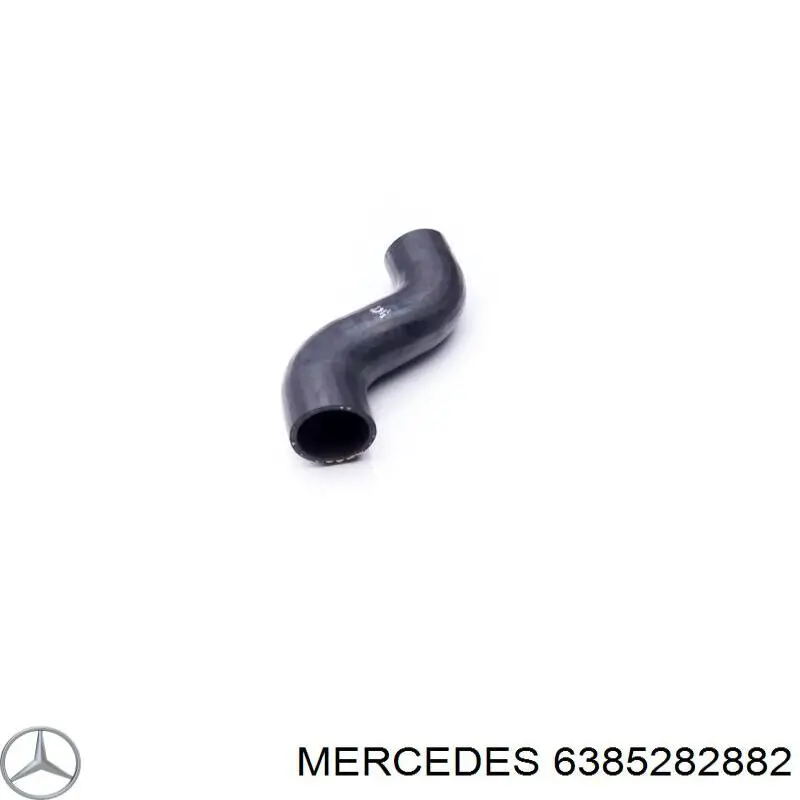 6385282882 Mercedes Cano derivado de ar, saída de turbina (supercompressão)