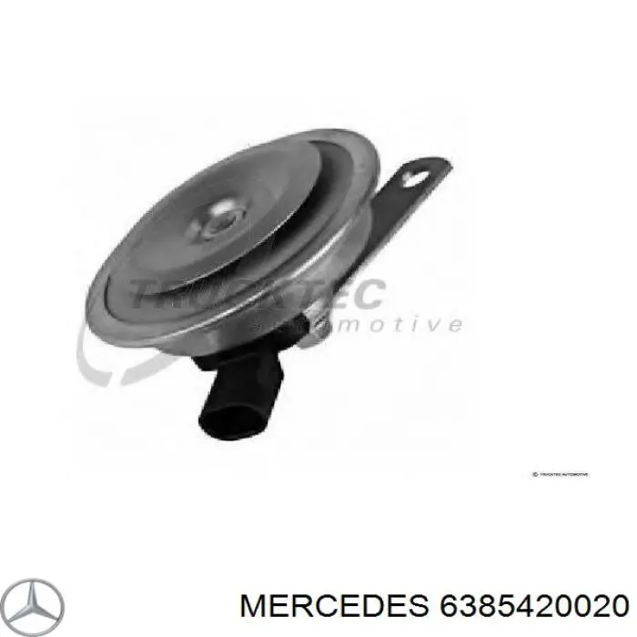 6385420020 Mercedes Sinal sonoro (cláxon)